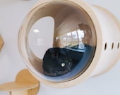 Cat House Cat tree Cat furniture Cat bed Cat bed cave Wooden cat bed Indoor cat house Cat wall furniture Cat hammock Modern Cat furniture