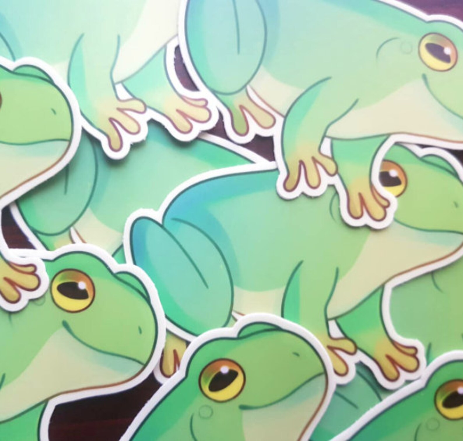 Tree Frog Vinyl Sticker 1 Sticker Etsy