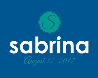 Aanpasbare Bar/Bat Mitzvah Logo