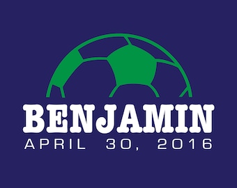 Aanpasbare | Voetbal thema | Bar/Bat Mitzvah Logo