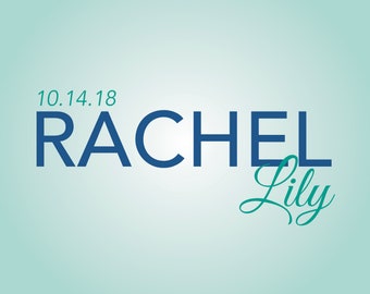 Aanpasbare Bar/Bat Mitzvah Logo