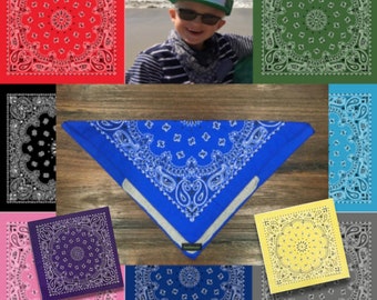 Ice Bandana, Ice Pocket Bandana, running, ultra running, dog cooling bandana - Made in USA bandanas - benefits charity