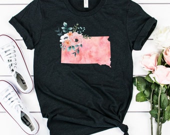 Toddler//Kids Long Sleeve T-Shirt My Mimi in South Dakota Loves Me