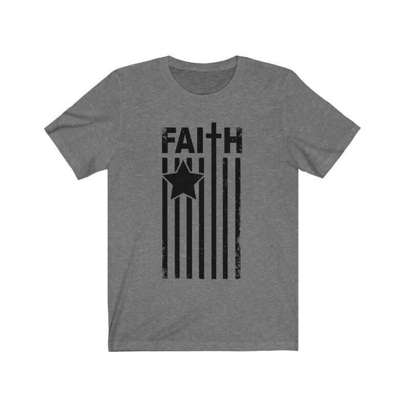 Faith Tshirt Faith Flag Shirt Faith Flag Grunge Shirt Etsy