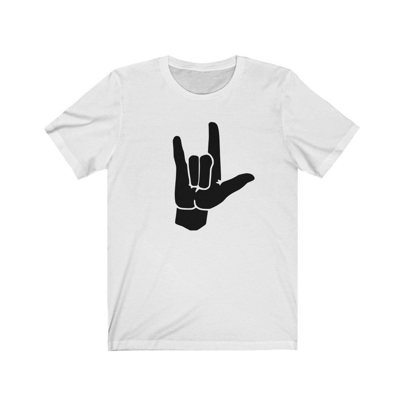 ASL Shirt Sign Language I Love You Shirt I Love You Sign - Etsy