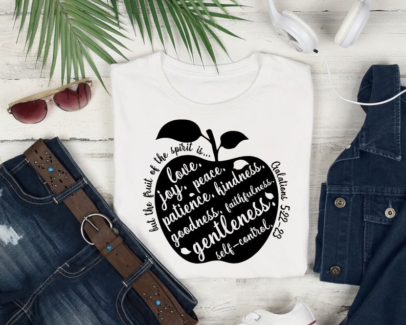 Fruits of the Spirit Shirt Fruits Tshirt Galations 5 Shirt Etsy