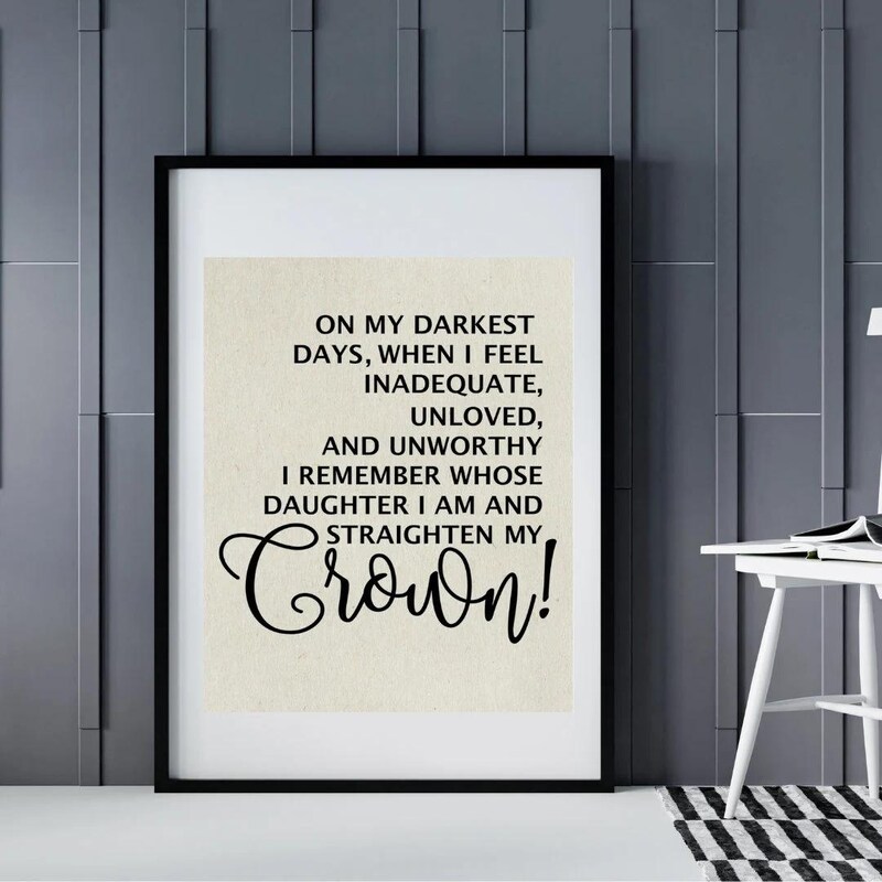 On My Darkest Days - Etsy