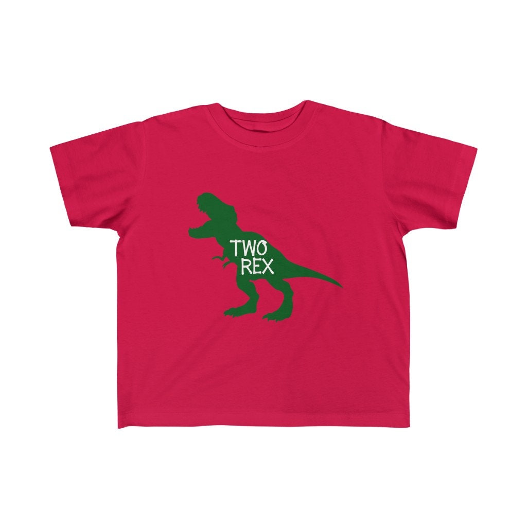 Two Rex shirt 2nd birthday shirt 2nd birthday dinosaur | Etsy