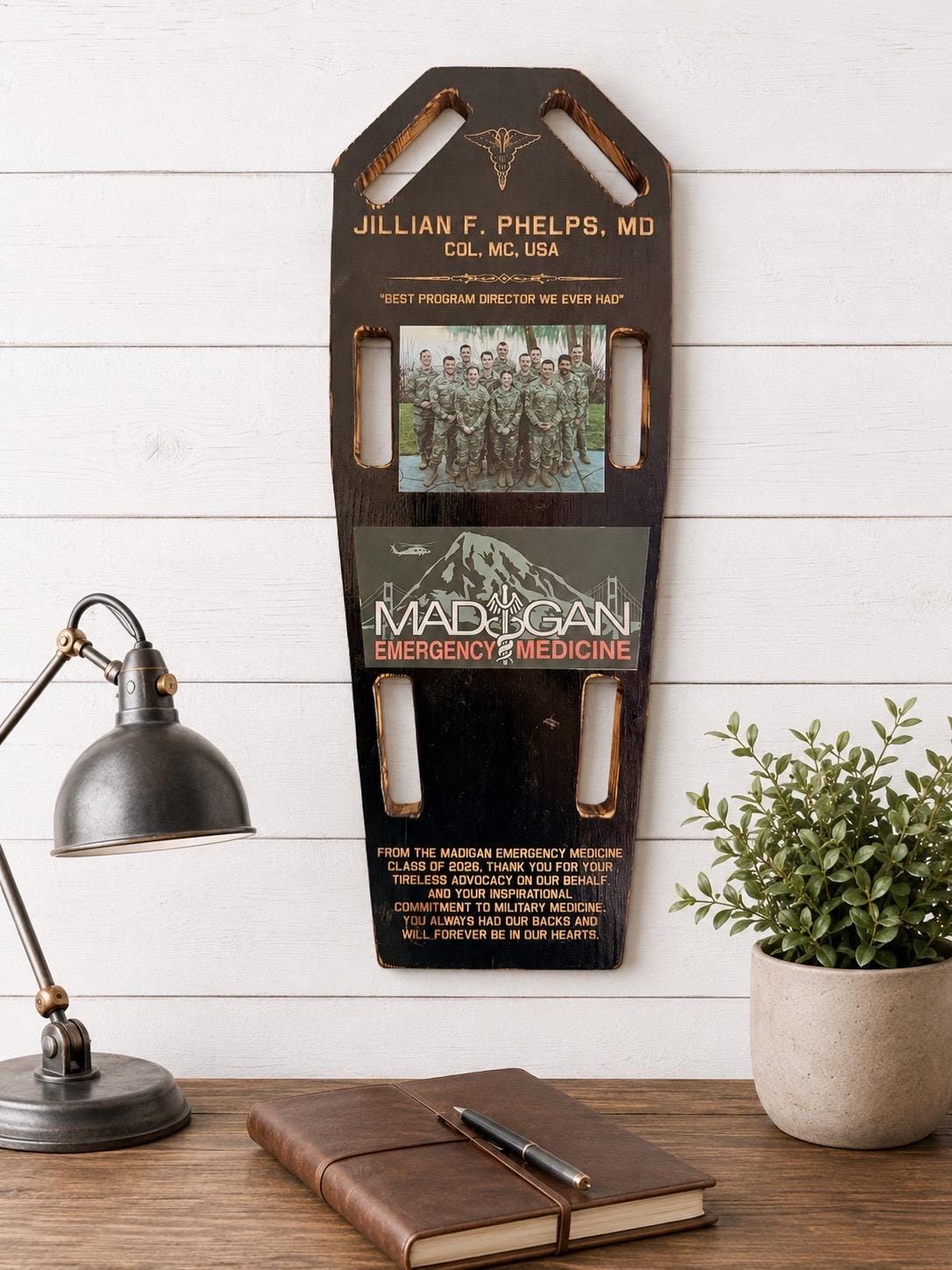 Medic / PA / Doctor Spineboard — Going Away Gift - Etsy Israel