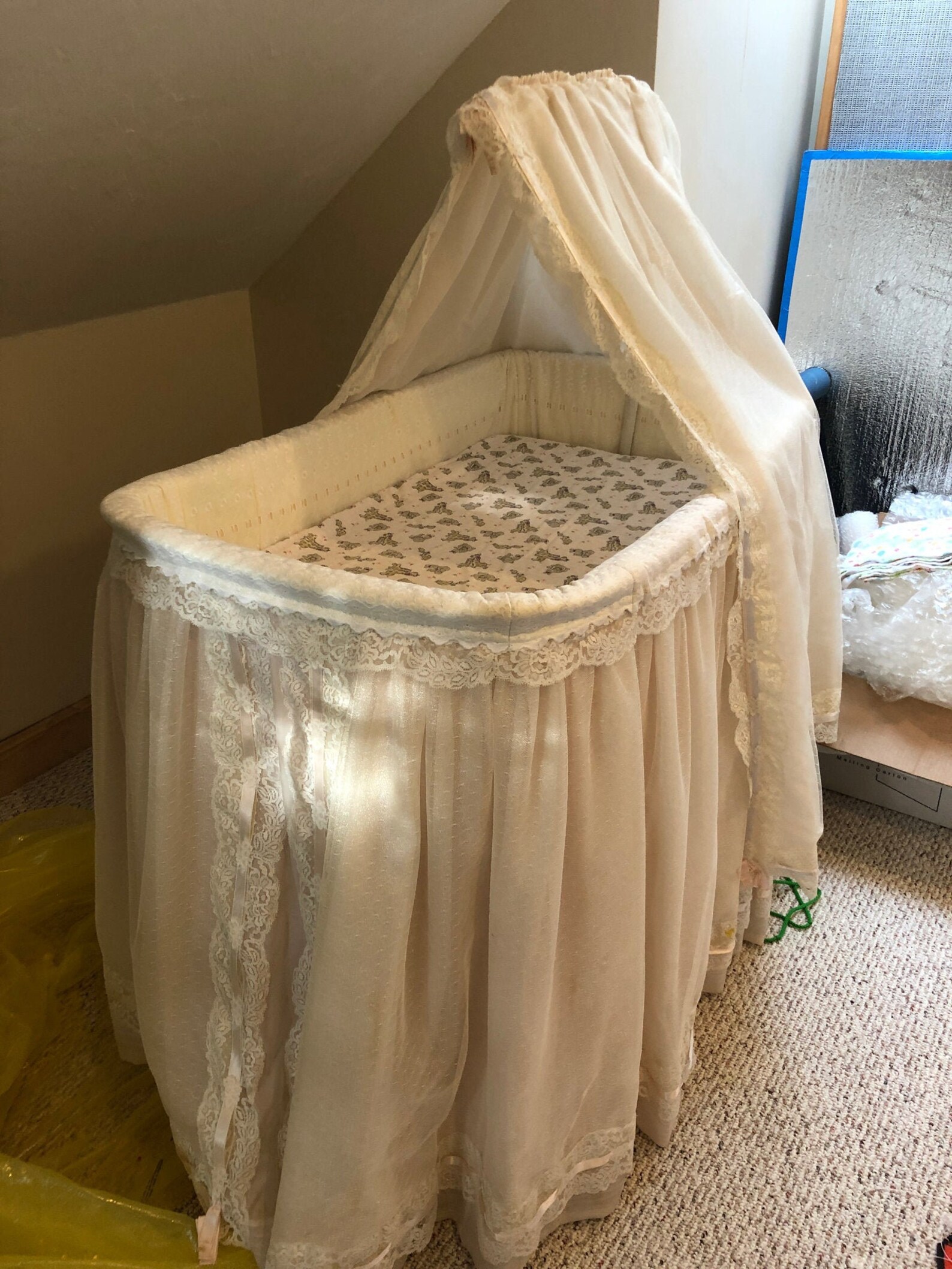 Vintage Baby Lace sturdy new cushion Etsy