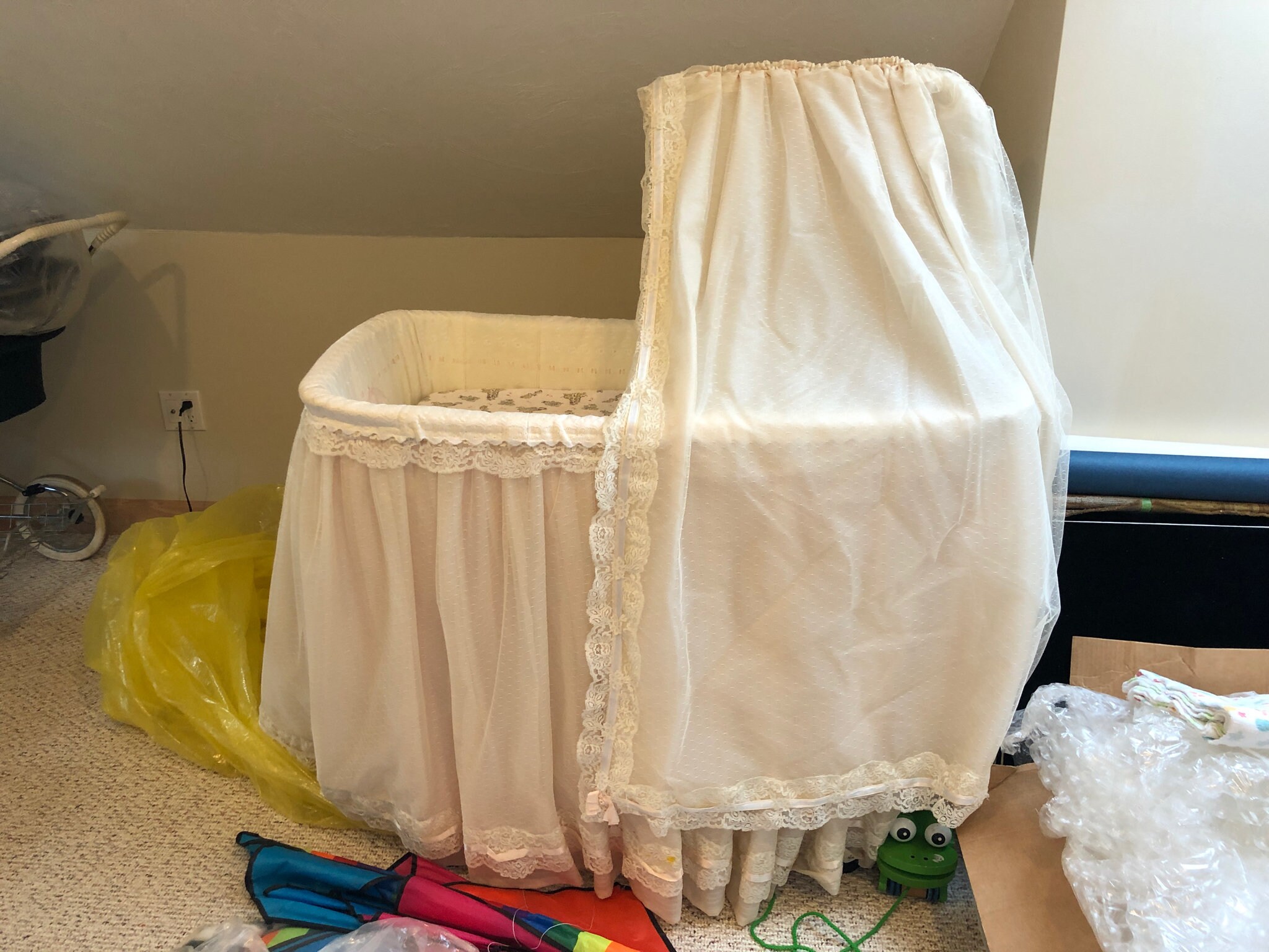 Vintage Baby Lace sturdy new cushion Etsy