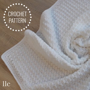 Textured Crochet Blanket, Crochet Pattern,  Crochet Blanket Pattern, PDF instant download, Baby Afghan Crochet Pattern