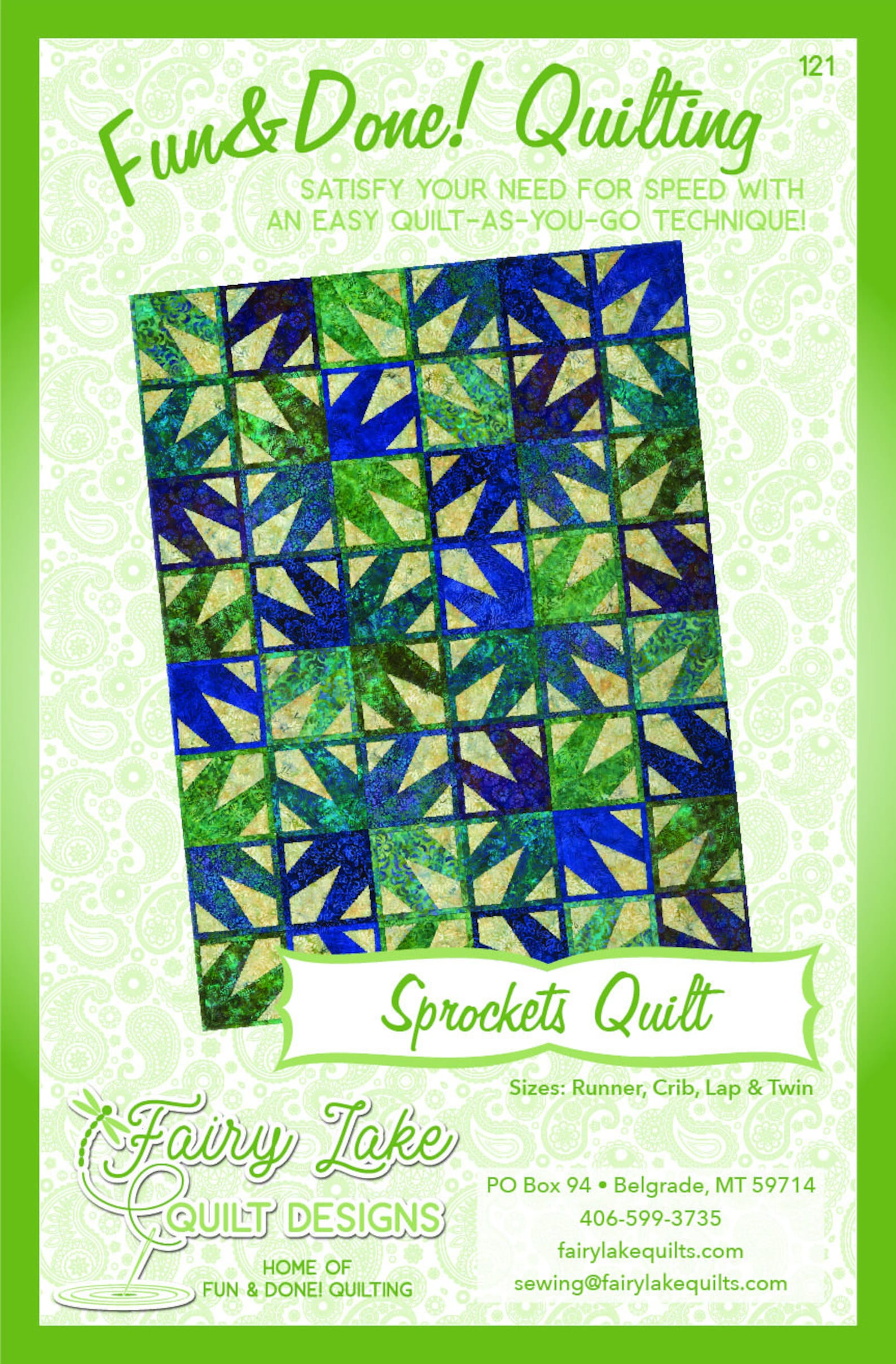 Digital Sprockets Quilt Fun & Done Quilting Quilting Patterns Quilt as