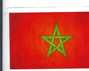 3 X 5 INCH  MOORISH FLAG Bumper/Window Sticker