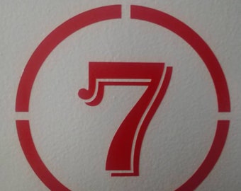 Circle 7 Decal