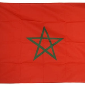 3 Foot by 5 Foot Moorish Flag Double sided polyester with 2 Grommets
