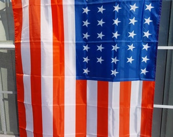 3 Foot by 5 Foot 36 Star American Republic Flag.  Double sided polyester with 2 Grommets