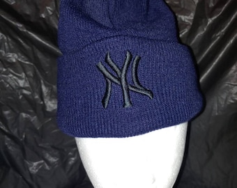 Blue NY Beanie