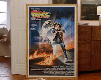 Ritorno al futuro - Poster di film vintage - Download di poster digitali, poster di film degli anni '80, bttf