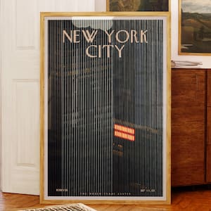 World Trade Center 9/11 New York City Poster, wtc, twin towers, trendy Poster, retro print, wall art, gift, 9/11
