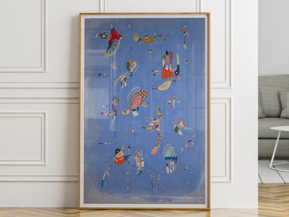 Wassily Kandinsky | Bleu De Ciel (sky Blue) Poster, Artwork
