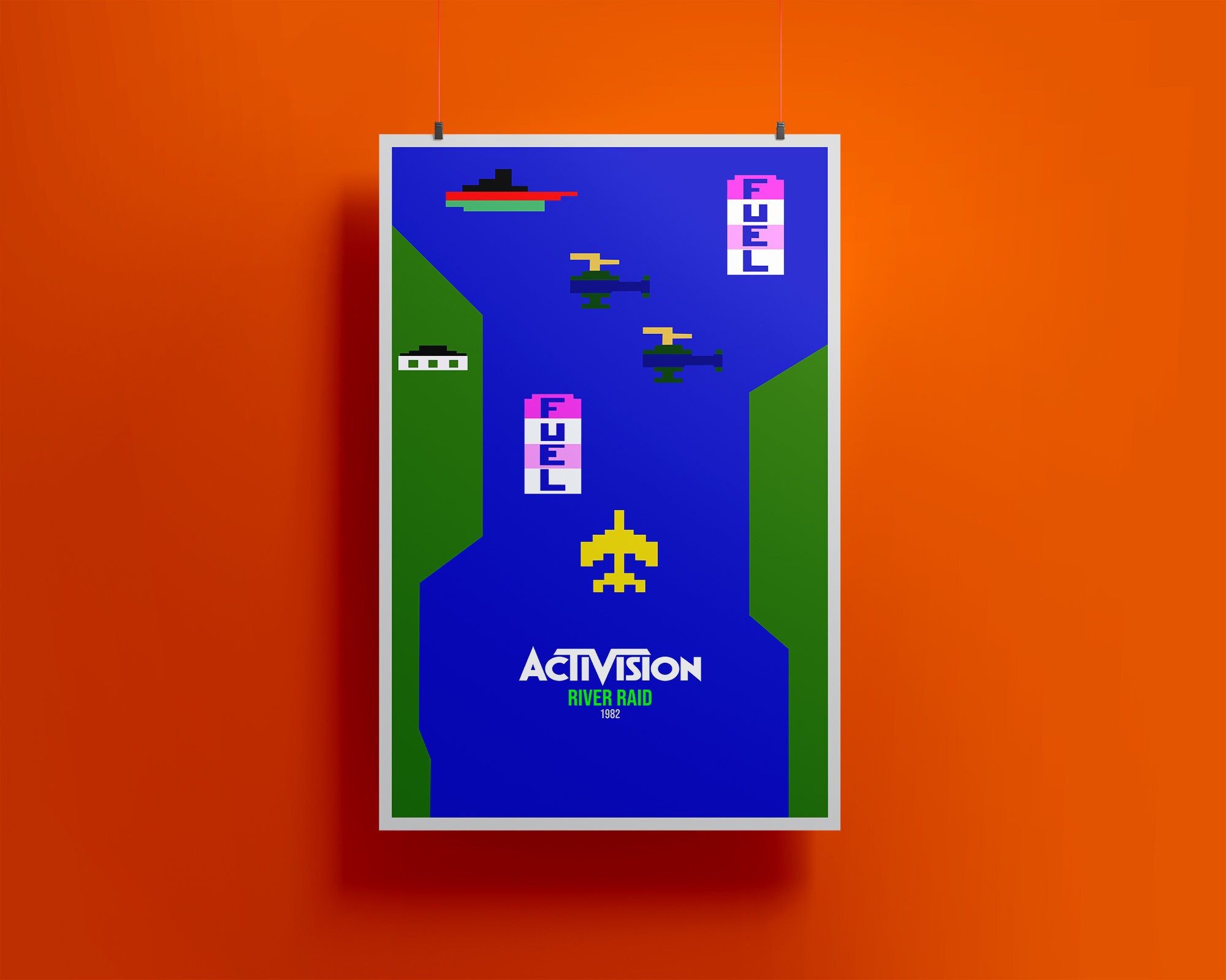 RIVER RAID ATARI GAME - urbanarts