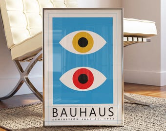 Affiche Géométrique Abstraite De Décoration D'art De Mur De Bauhaus Affiche Géométrique Abstraite De Décoration D'art De Mur De Bauhaus