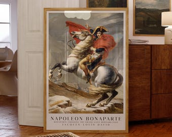 Napoleon Bonaparte Historical Art Print – French History, Emperor Wall Decor, Military Leader Poster