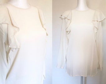 70s Frill Blouse
