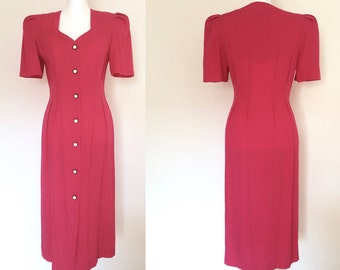 fuchsia swing dress