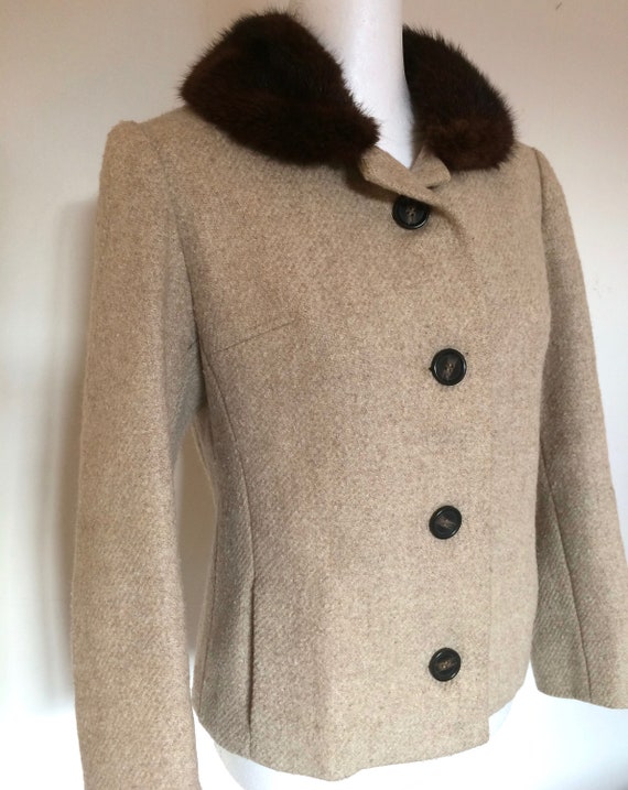 50s Mink Collar Jacket - image 4