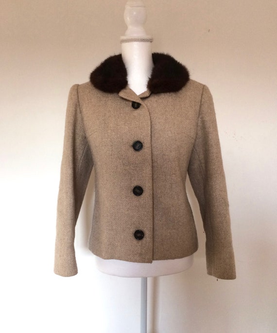 50s Mink Collar Jacket