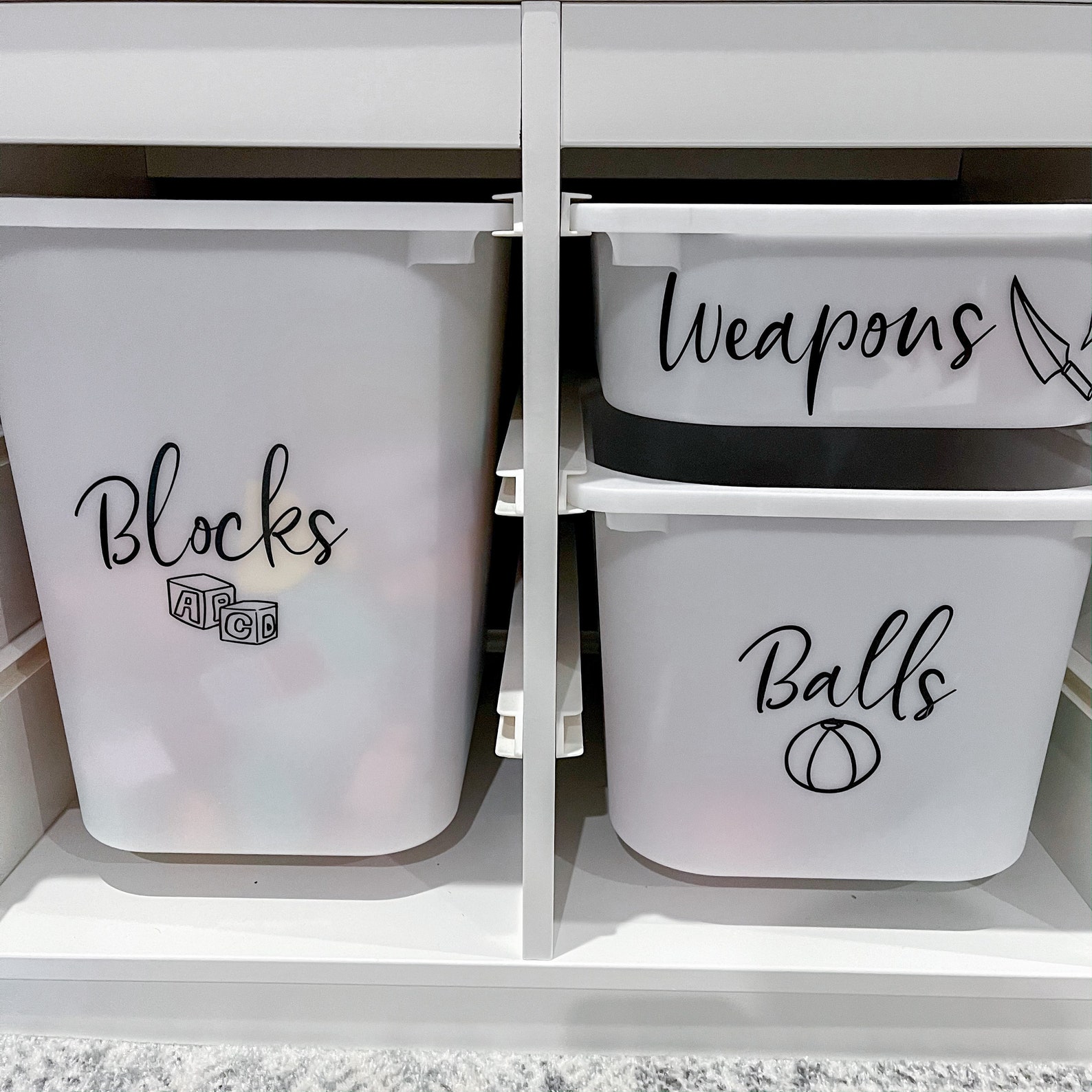 Toy Box Labels With Pictures/toy Box Labels/toy Etsy Australia