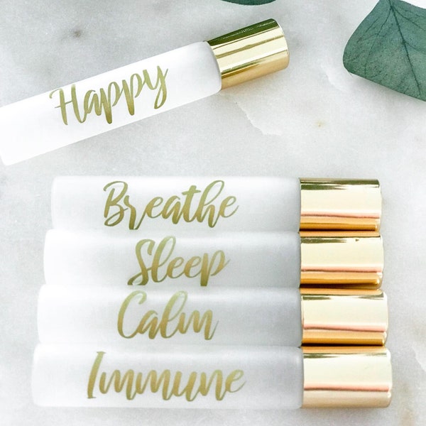 Roller Bottle Labels Etsy