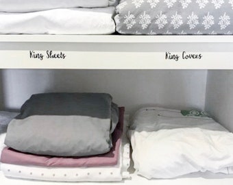 Home Organisation Labels | Storage Labels | Labels For Tubs and Containers