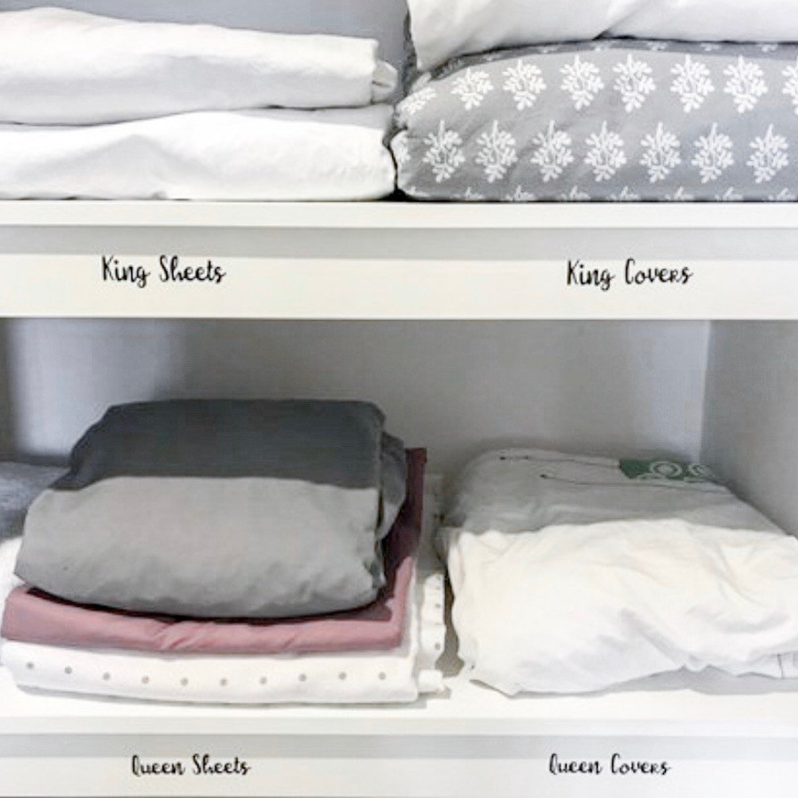 Linen Cupboard Labels/ Linen Closet Organisation Labels Etsy Australia