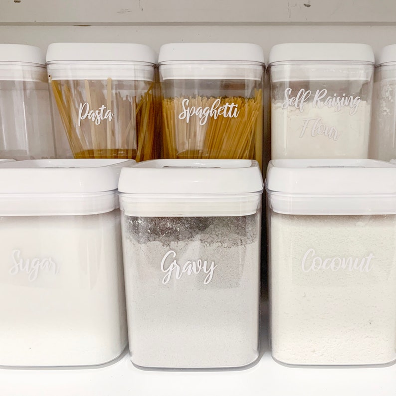 Pantry Organisation Labels//bulk Packs//custom Labels// Etsy