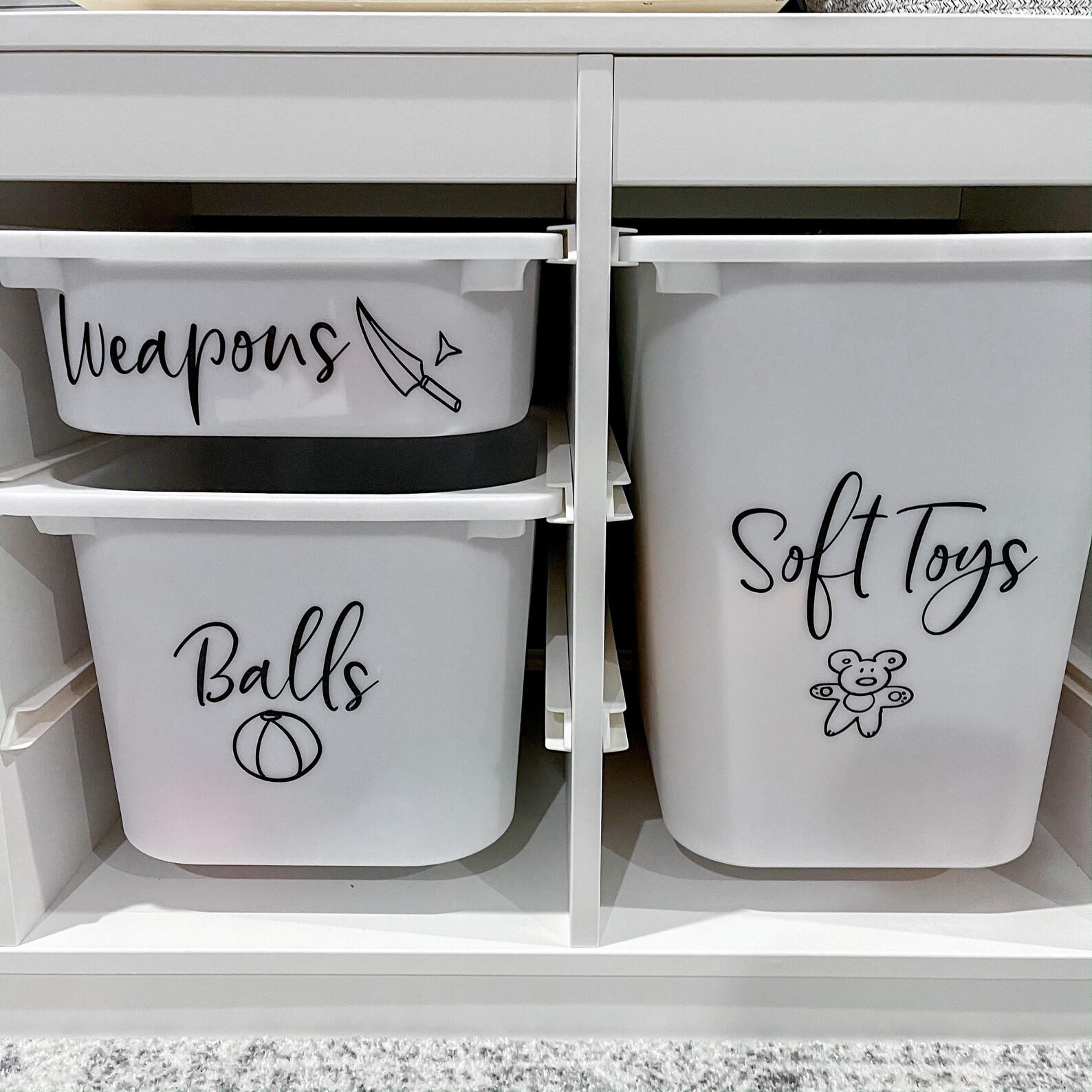 Toy Box Labels With Pictures/toy Box Labels/toy Etsy Australia