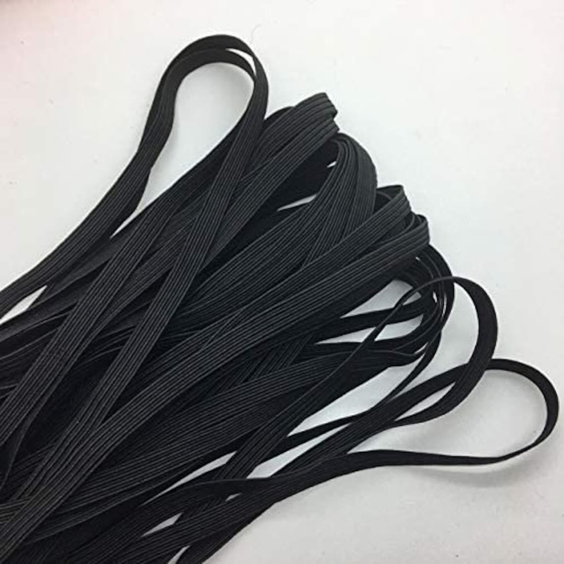 Black 1/4 inch Elastic for Sewing 25 Yards Elastic 1/4 inch | Etsy