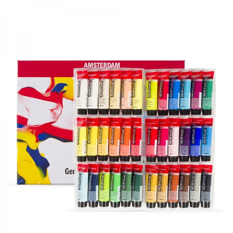 Metallic Acrylic Paint Set 12 X 36ml Tubes 12 Colors Suitable for Most  Surfaces Painting Supplies Gift for Artist 