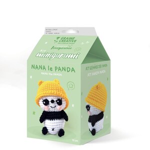 Kit amigurumi Nana le panda - Graine Créative