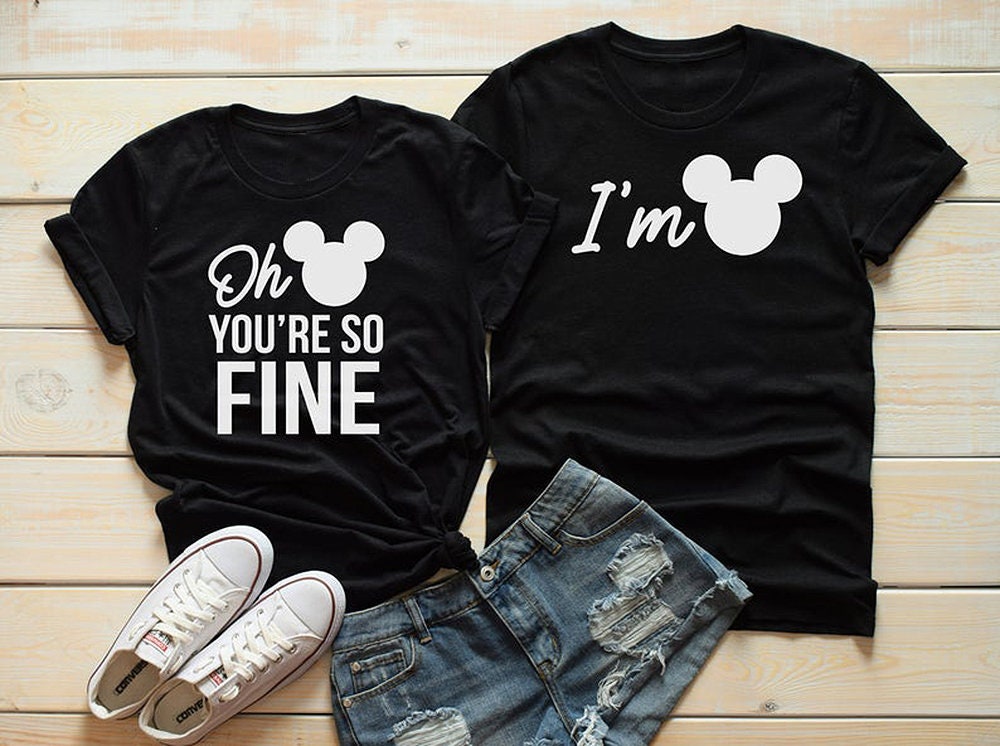 Disney Couple Shirt, You're So Fine, I'm Mickey Disney Shirt, Matching Shirt