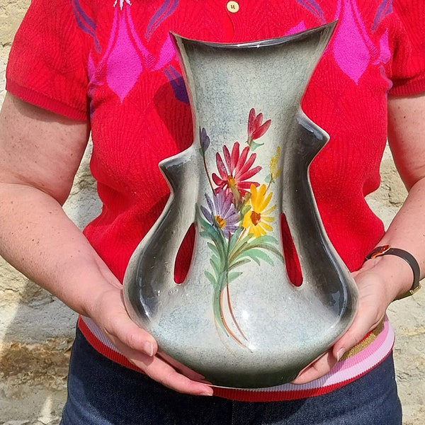 Grand vase Vallauris, vase lyre