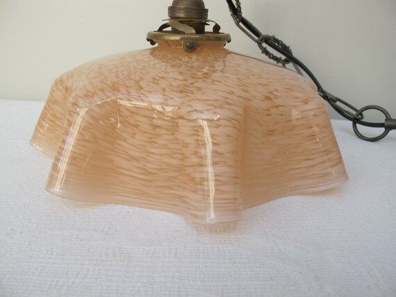Speckled glass 2024 pendant light
