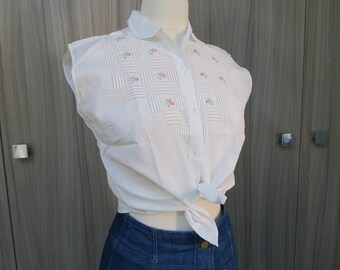 Vintage Ecru Silk Shirt - Etsy