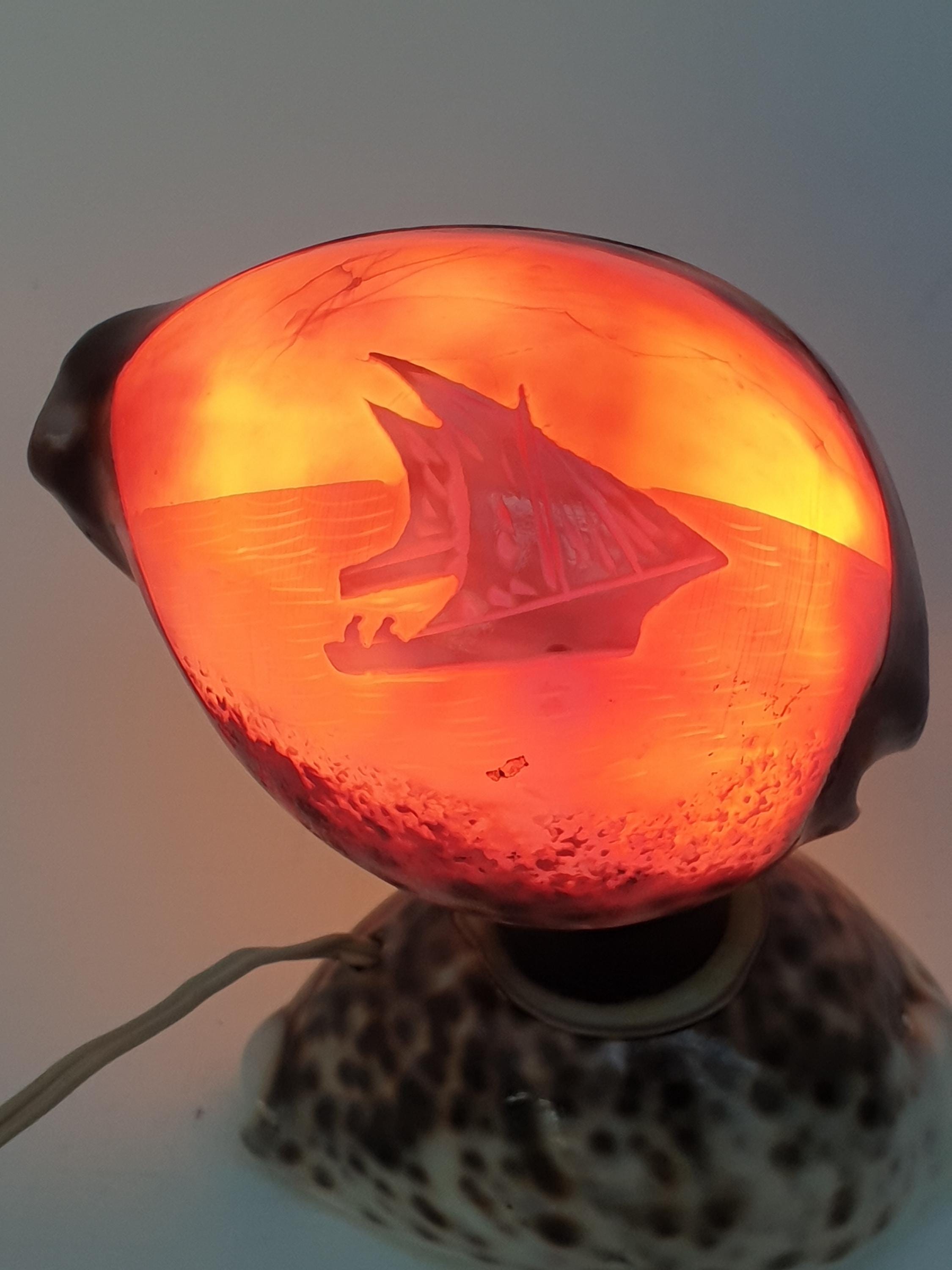 Cameo shell lamp - Etsy 日本