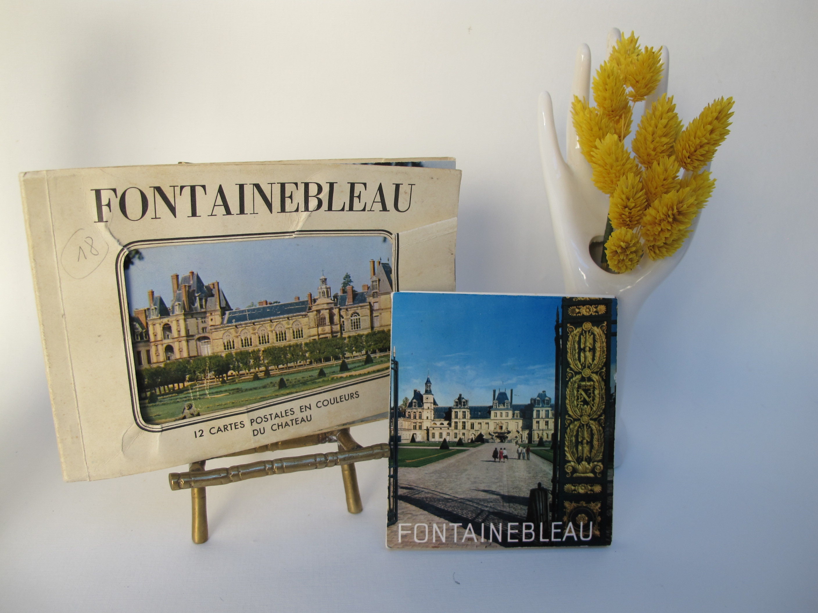 Set of Two Postcard Notebooks From Fontainebleau - Etsy Finland