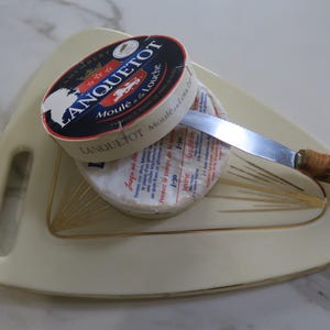 Plateau à fromage ou hors d’œuvres vintage en céramique