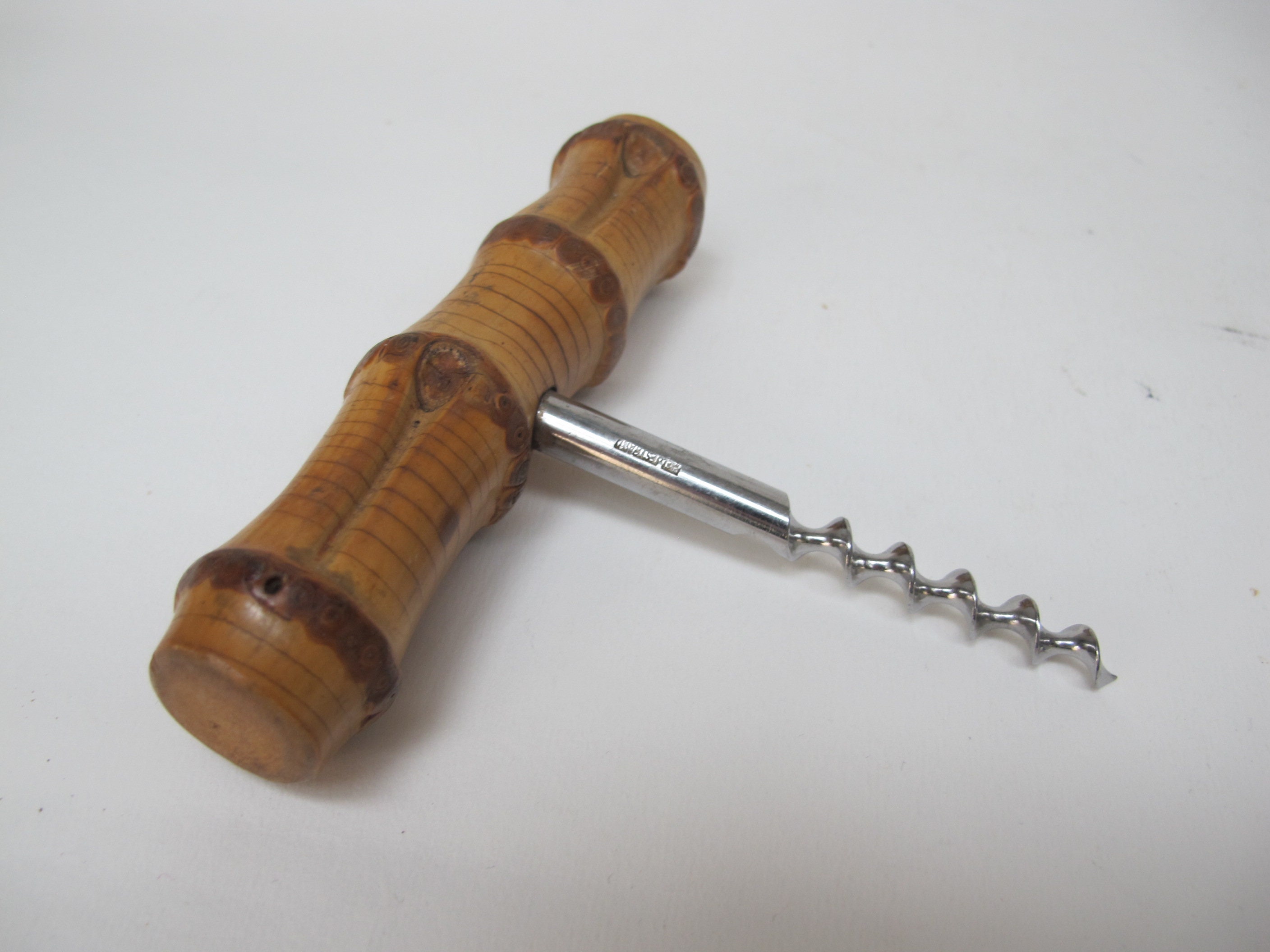 Vintage Bambus Korkenzieher - Etsy.de