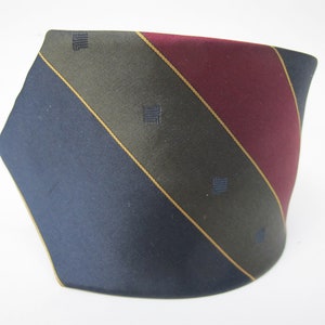 Lanvin vintage silk college style tie, with label